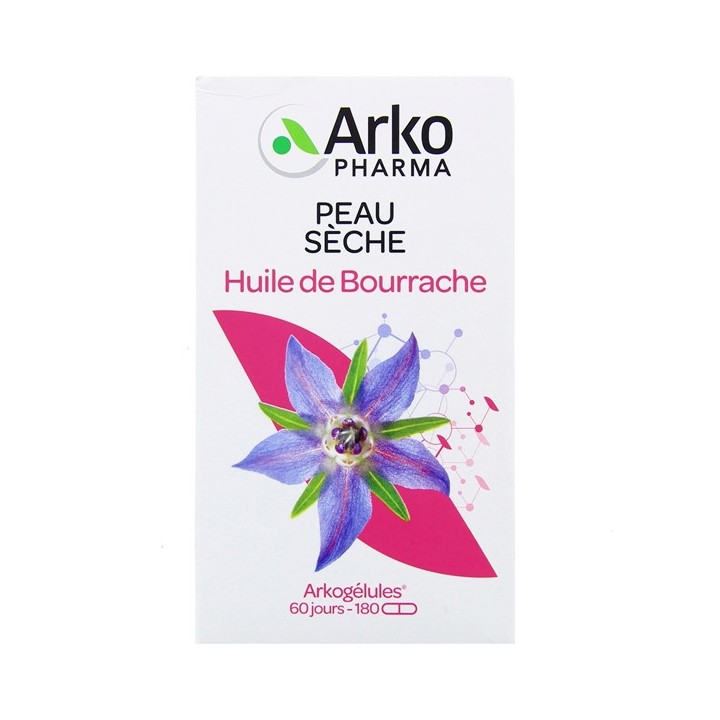Arkogélules Huile de bourrache - 180 capsules - Arkopharma - IllicoPharma