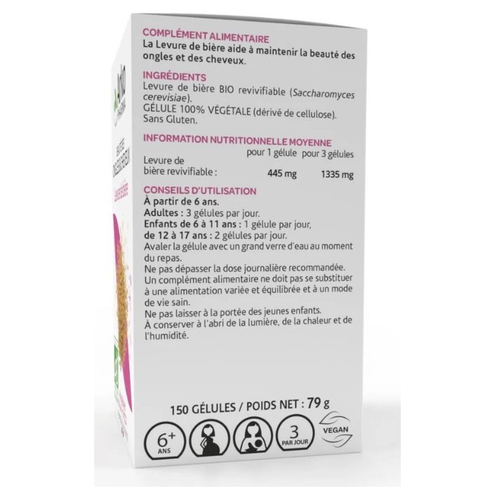 Arkogélules Levure de Bière Bio x150 gélules - Arkopharma - Pharmacie IllicoPharma