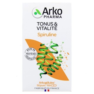 Arkogélules Spiruline - 150 gélules - Arkopharma - Phytothérapie - IllicoPharma