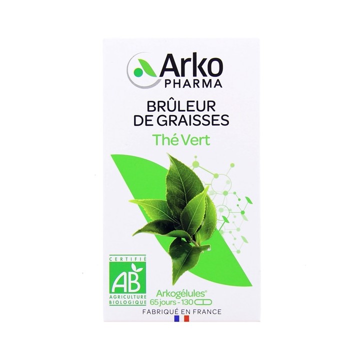 Arkogélules Thé Vert Bio - 130 gélules - Arkopharma - Illicopharma