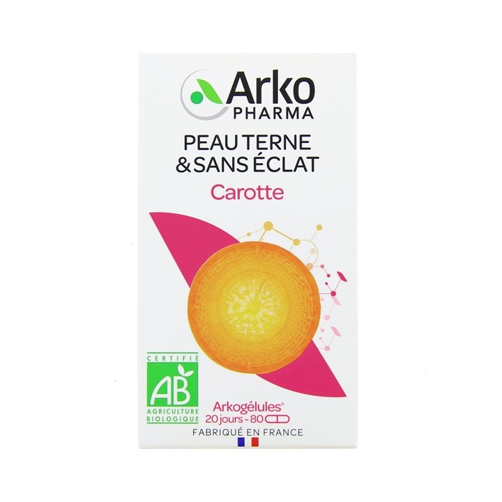 Arkogélules Carotte Bio - 80 gélules - Arkopharma - IllicoPharma