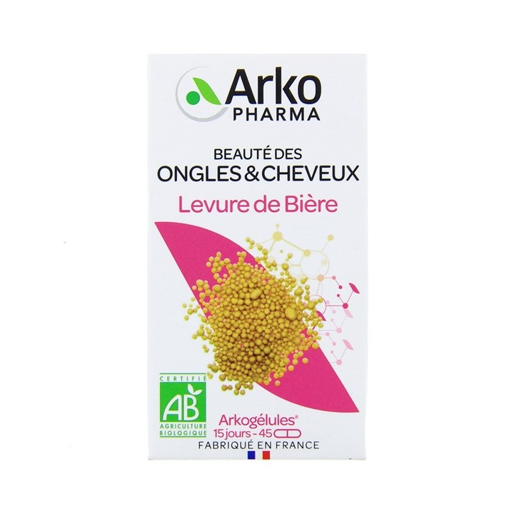 Arkogélules Levure de Bière Bio - 45 gélules - Arkopharma - Pharmacie IllicoPharma