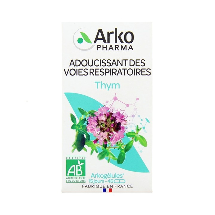Arkogélules Thym Bio - 45 gélules - Arkopharma - Pharmacie IllicoPharma