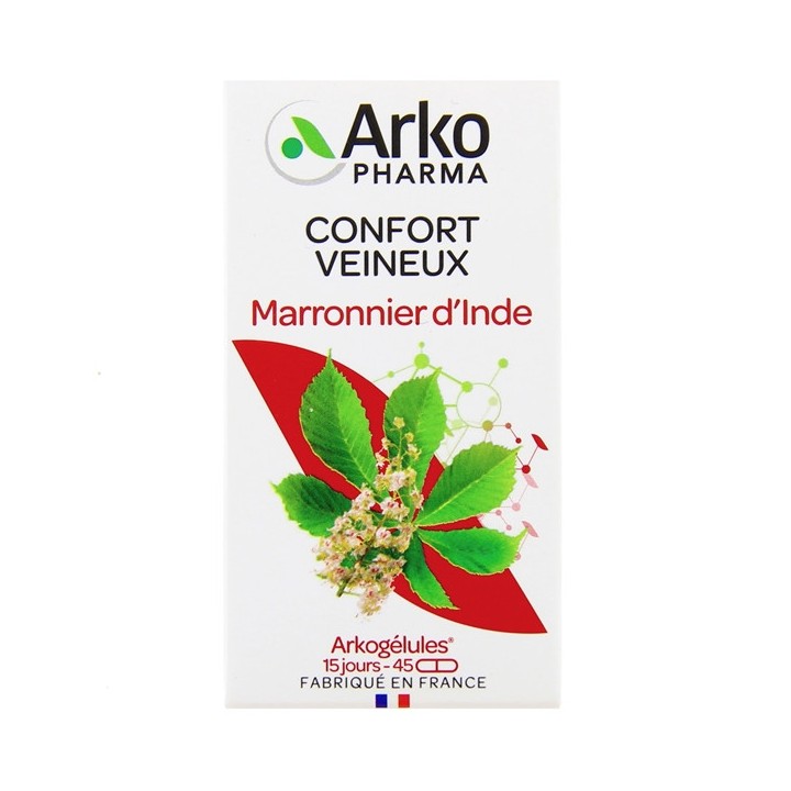 Arkogélules Marronnier d'Inde - 45 gélules - Arkopharma - IllicoPharma