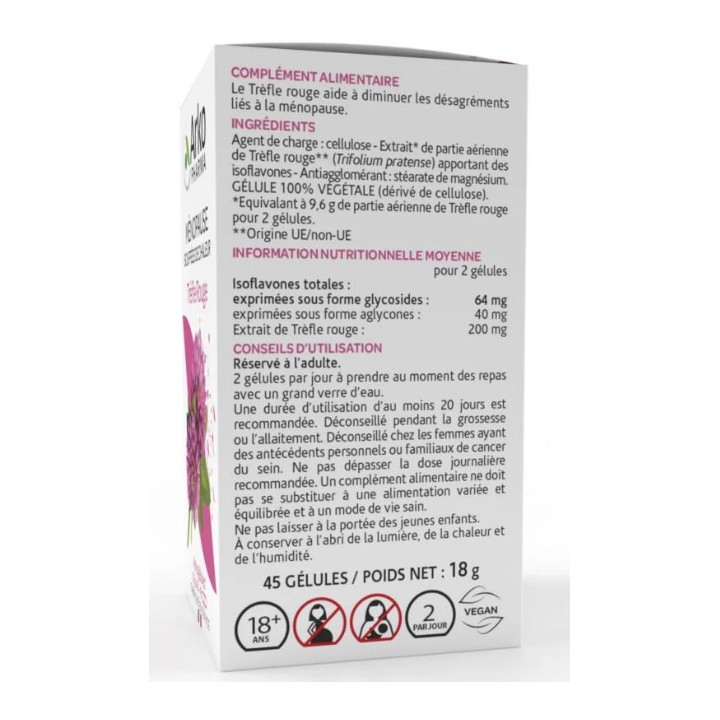 Arkogélules Trèfle Rouge - 45 gélules - Arkopharma