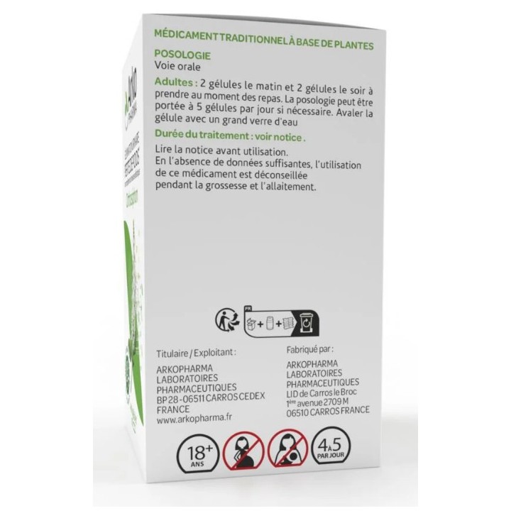 Arkogélules Orthosiphon - 45 gélules - Arkopharma - IllicoPharma