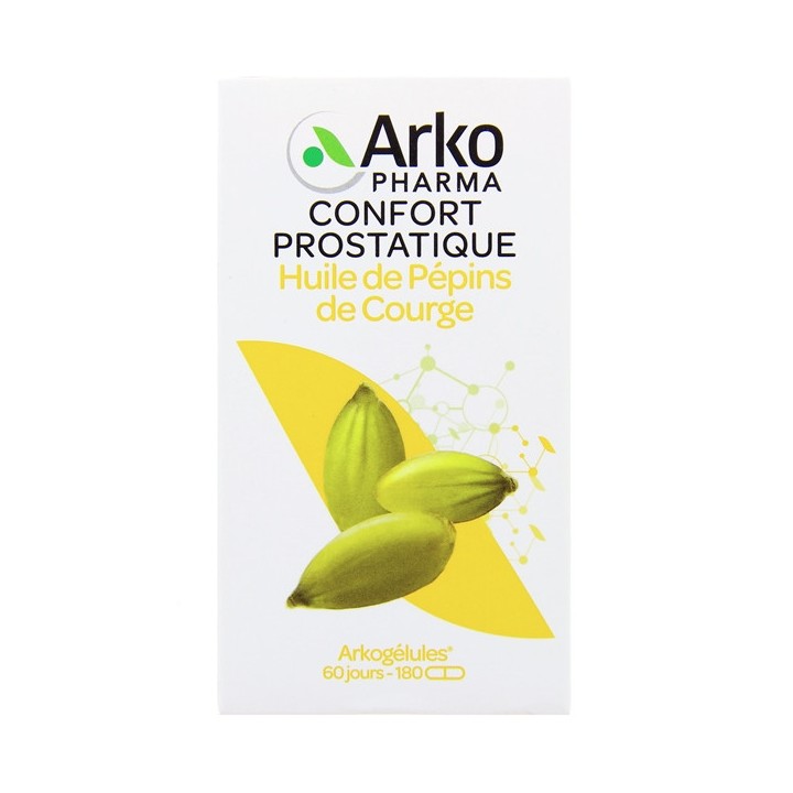 Arkogélules Huile de Pépins de Courge - 180 capsules - Arkopharma - IllicoPharma