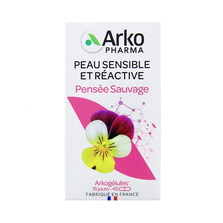 Arkogélules Pensée Sauvage - 45 gélules - Arkopharma - IllicoPharma
