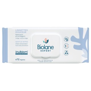 Lingettes Douceur x72 Biolane pour Bébé