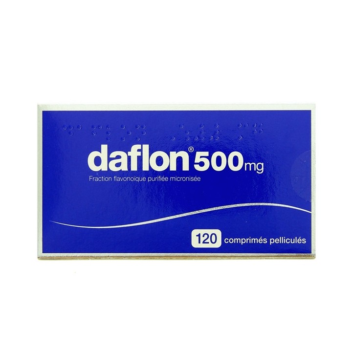 Daflon 500mg 120cp - Pharmacie en ligne IllicoPharma