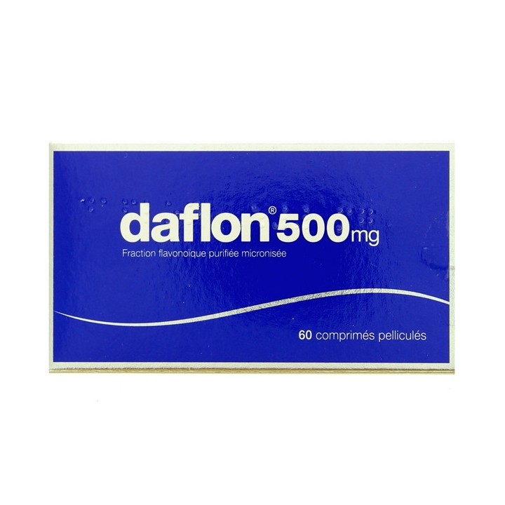 Daflon 500mg 60cpr - Pharmacie en ligne IllicoPharma