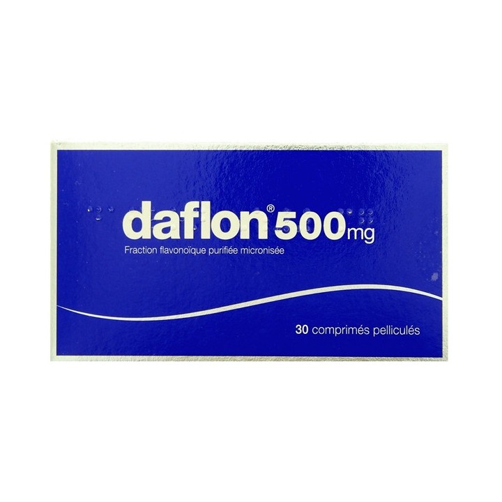 Daflon 500mg 30cpr - Pharmacie en ligne IllicoPharma