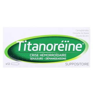 Titanoréïne 12 Suppositoires, Médicament Hémorroides - Pharmacie en ligne IllicoPharma