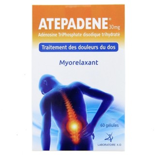 Atepadene 30mg 60 gélules, Médicament Douleurs articulaires et musculaires, IllicoPharma