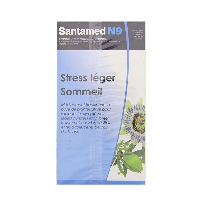 Santane N9 tisane 24Sachets-Stress, sommeil, concentration-IllicoPharma