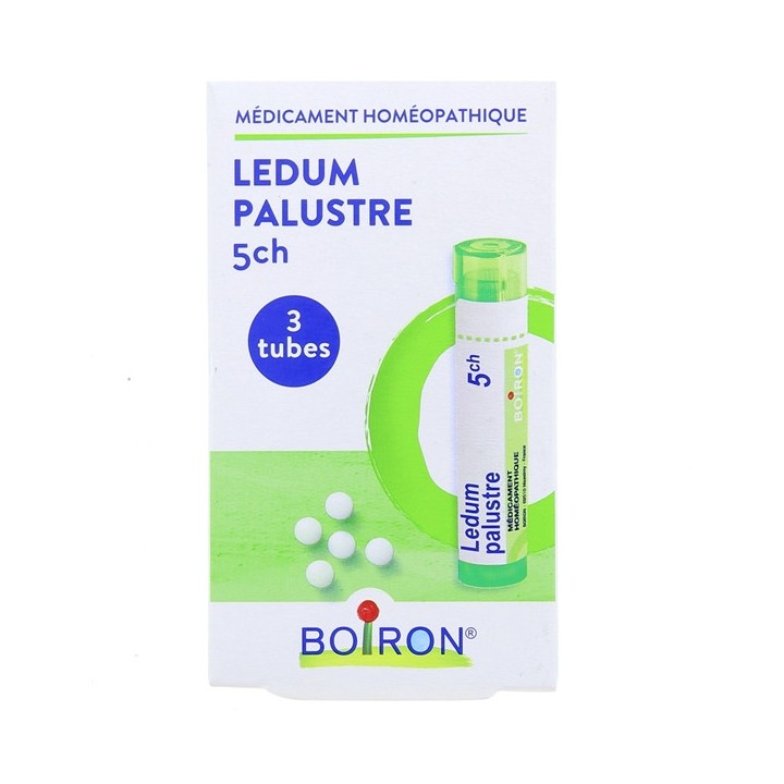 Ledum Palustre 5CH Granules - Boiron - 3 tubes - IllicoPharma