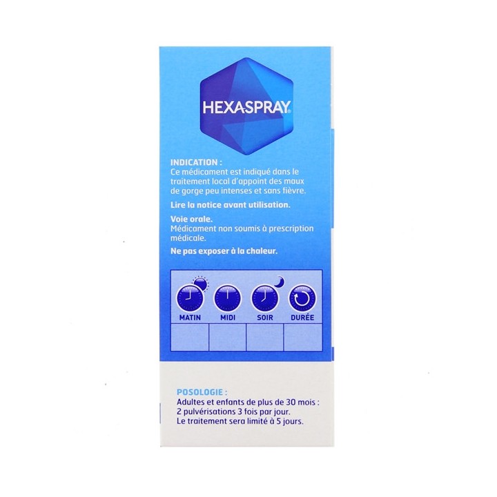 Hexaspray Collutoire, Médicament Maux de gorge - Pharmacie IllicoPharma