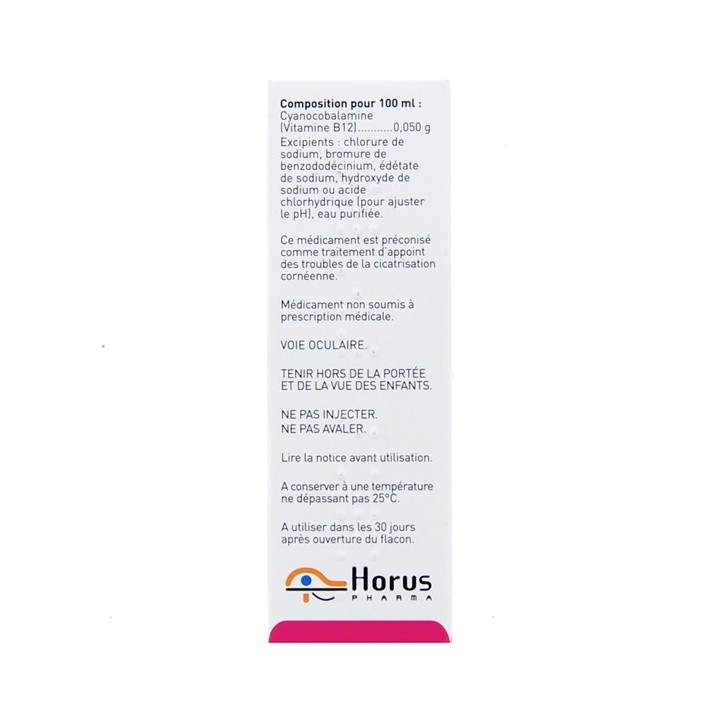 Vitamine B12 Allergan collyre adoucissant - Pharmacie IllicoPharma