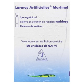 Larmes artificielles Martinet 20unidoses, Yeux secs, e-Pharmacie IllicoPharma