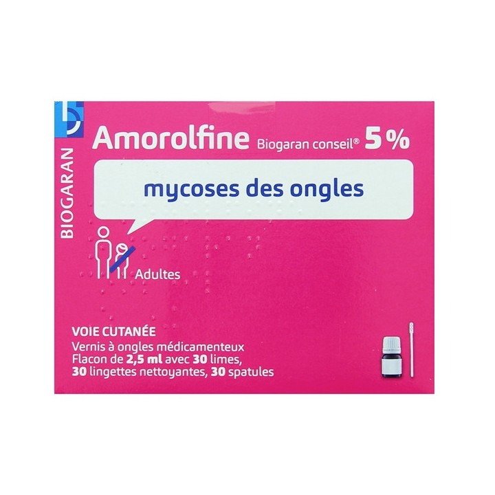 Amorolfine 5% Biogaran Conseil
