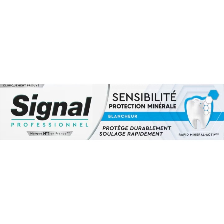 Dentifrice Sensibilité Protection Minérale Blancheur 75ml - Signal - IllicoPharma
