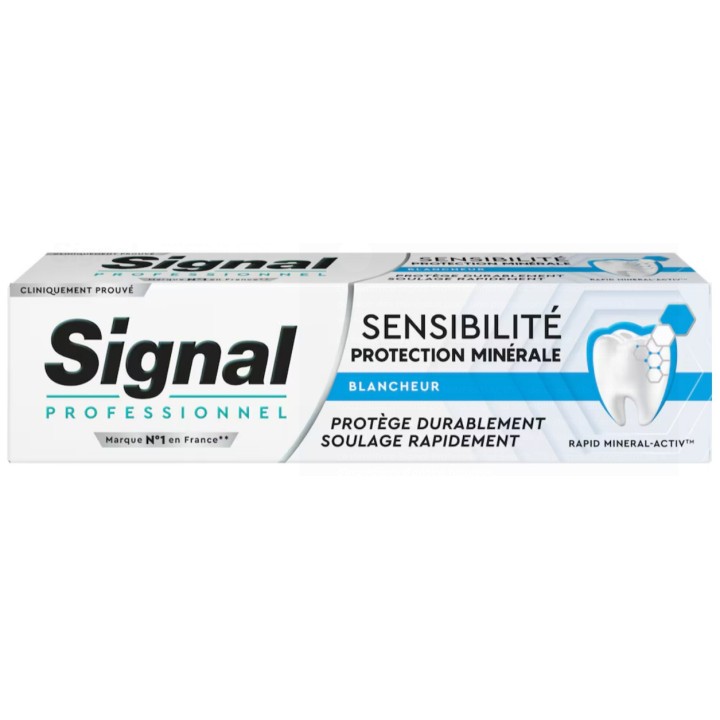 Dentifrice Sensibilité Protection Minérale Blancheur 75ml - Signal - IllicoPharma
