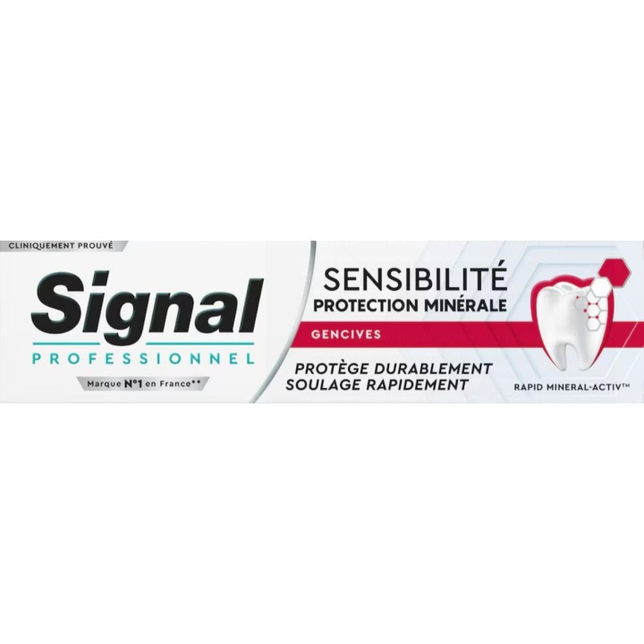 Dentifrice Sensibilité Protection Minérale Gencives 75ml - Signal - IllicoPharma