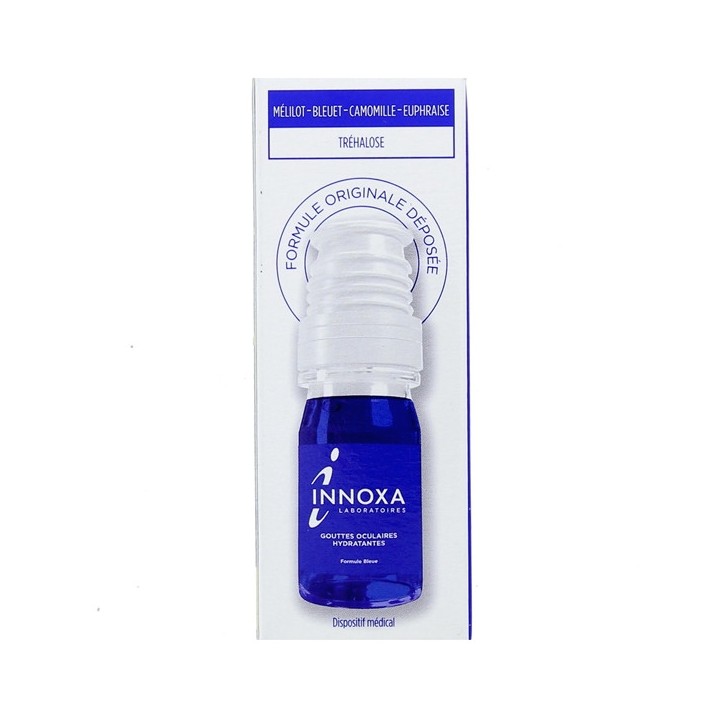 Innoxa Gouttes Oculaire Hydratante Formule Bleue 10ml - IllicoPharma