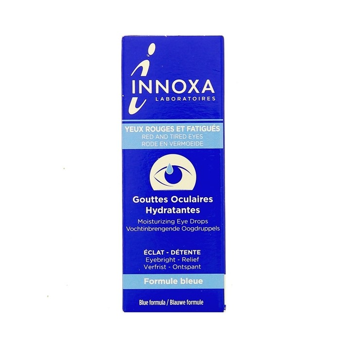 Innoxa Gouttes Oculaire Hydratante Formule Bleue 10ml - IllicoPharma