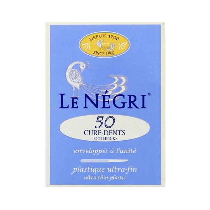 Cure-Dents Plastique Fin x50 Le Negri - Hygiène bucco-dentaire - Pharmacie IllicoPharma