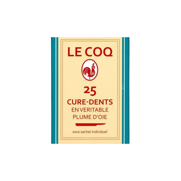 Le Coq Cure-Dents Plume D'Oie x25 - IllicoPharma