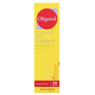 Oligosol Cuivre Or Argent, Oligothérapie - Pharmacie en ligne IllicoPharma