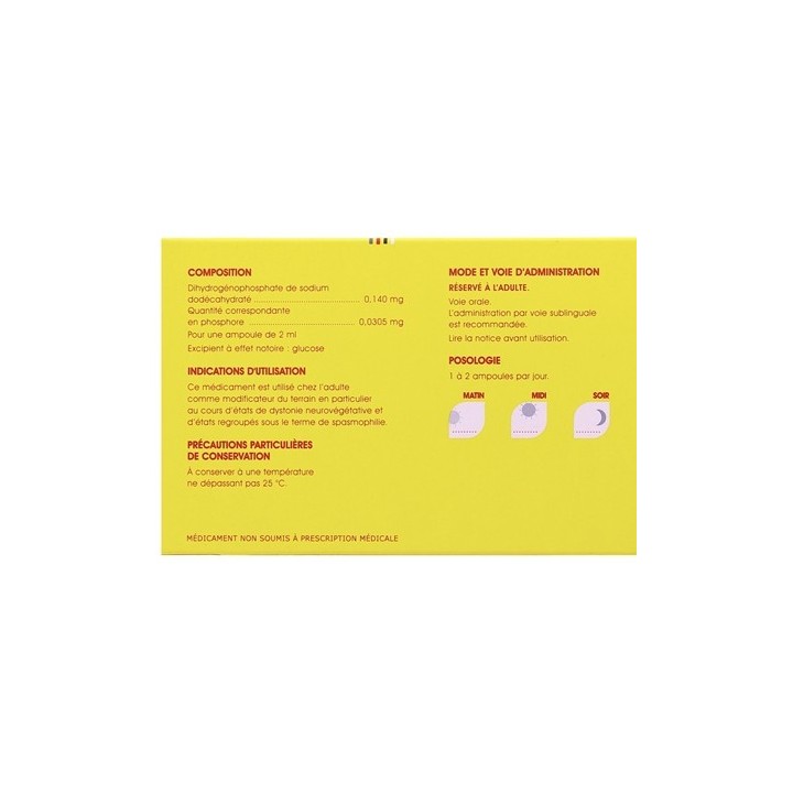 Oligosol Phosphore, Oligothérapie - Pharmacie en ligne IllicoPharma