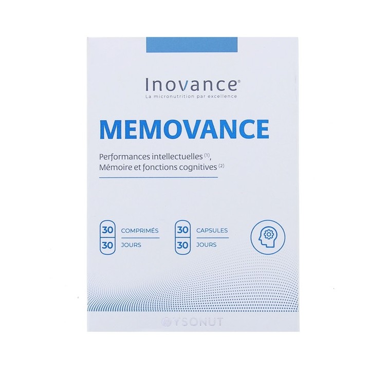 Inovance Memovance - x30cpr + 30caps - Ysonut - IllicoPharma