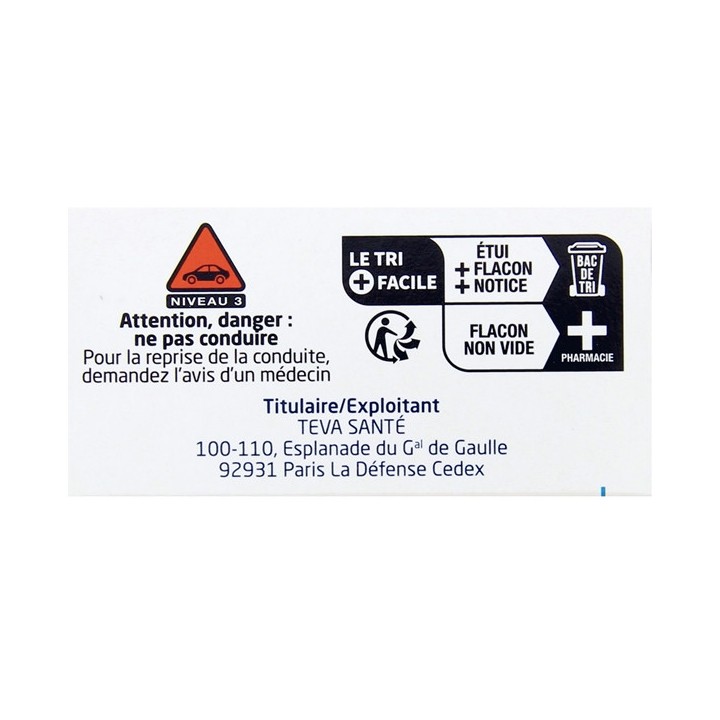 Doxylamine Teva 15mg 10cpr, Détente et sommeil, e-Pharmacie IllicoPharma