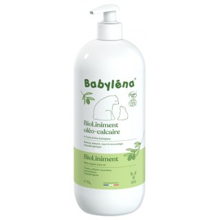 Babyléna Bioliniment Oléo-Calcaire Bio 1L - En vente chez Illicopharma