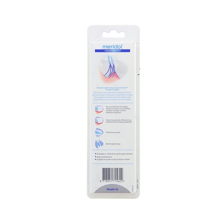 Brosse à dents Parodont Expert Extra Souple x2 - Méridol - IllicoPharma