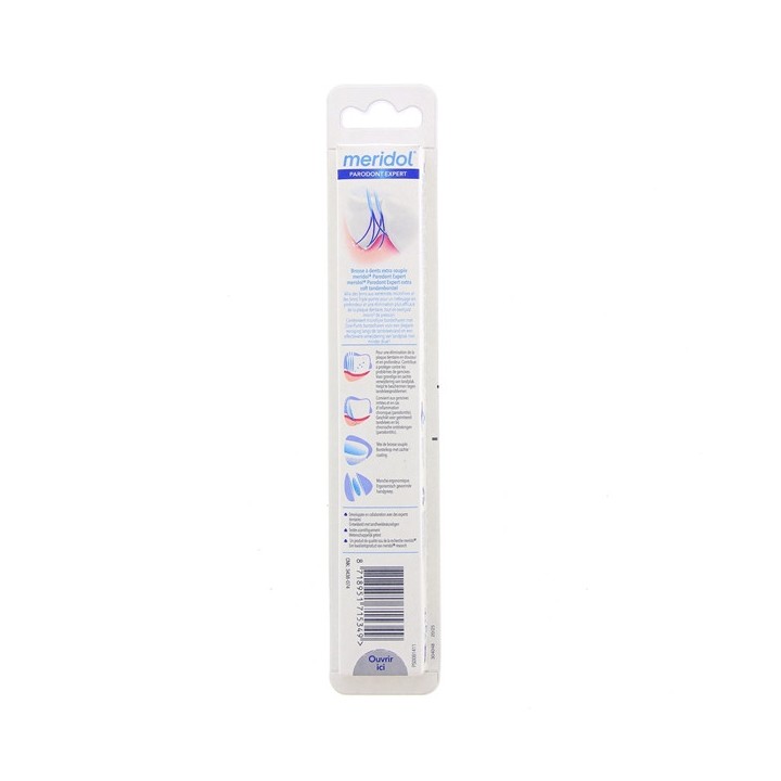 Brosse à dents Parodont Expert Extra Souple x1 - Meridol - IllicoPharma