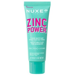 Zinc Power Fluide Matifiant Réducteur de Pores 40ml – Nuxe – IllicoPharma