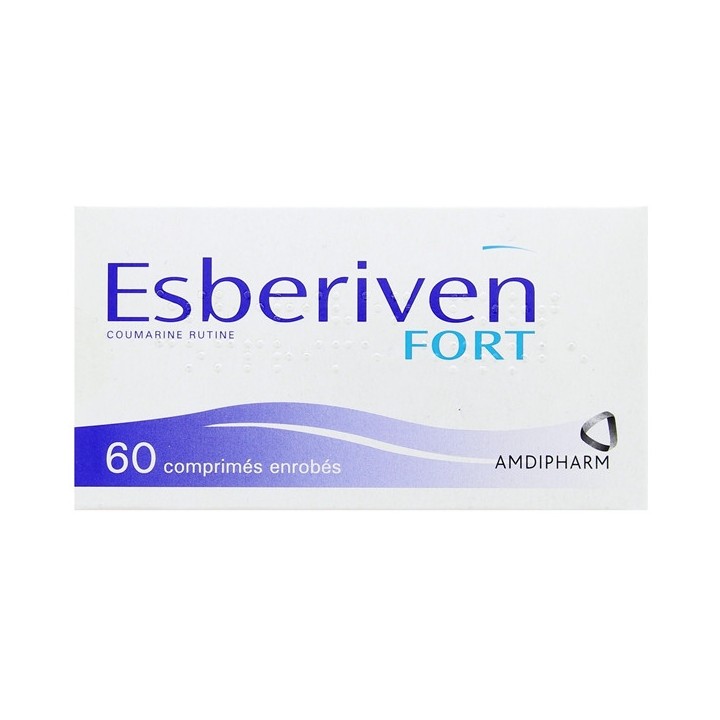 Esberiven Fort 60cpr, Jambes lourdes, varices, e-Pharmacie IllicoPharma