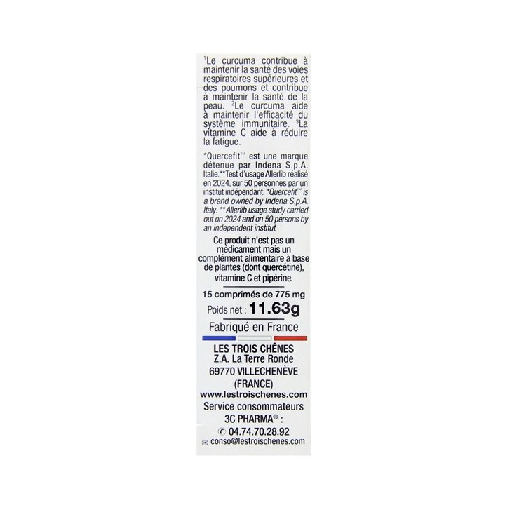 AlleR' Lib Confort Respiratoire et Cutané x15cpr 3C Pharma - IllicoPharma