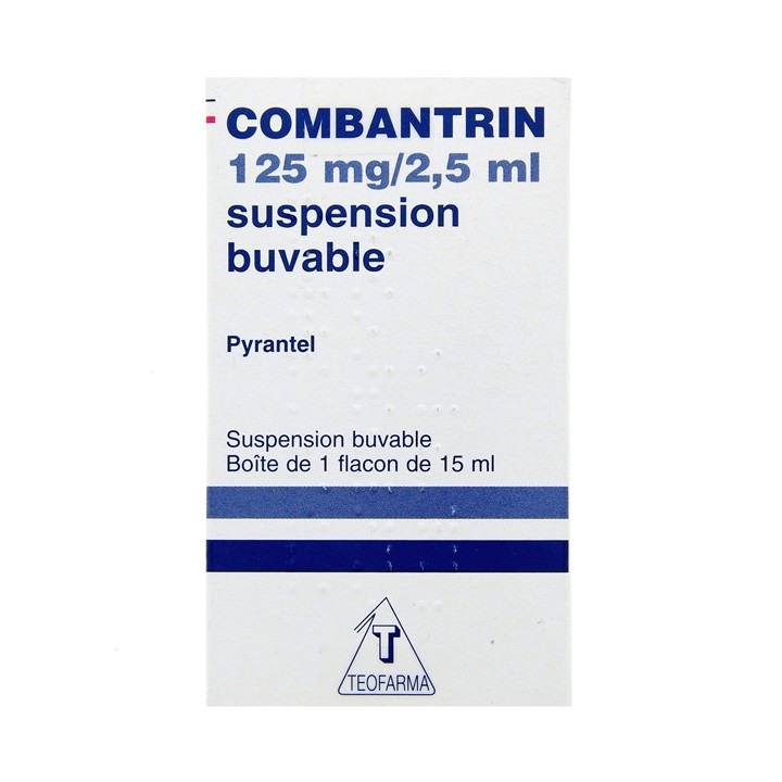 Combantrin 125mg/2,5ml 15ml, Parasites, Pharmacie en ligne IllicoPharma