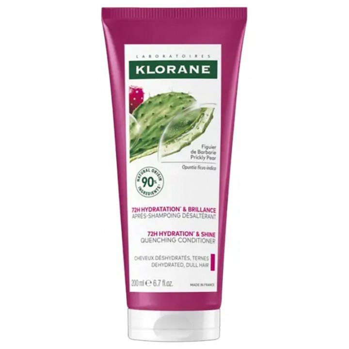 Après-Shampooing Hydratation & Brillance Figuier de Barbarie 200ml - Klorane - IllicoPharma