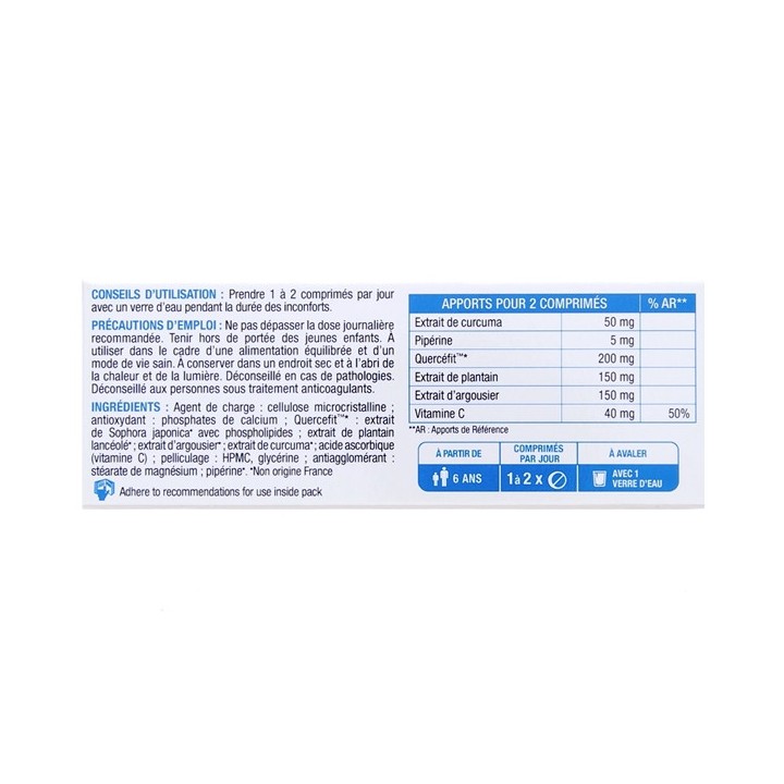 AlleR' Lib Confort Respiratoire et Cutané x30cpr - Les 3 chênes - IllicoPharma