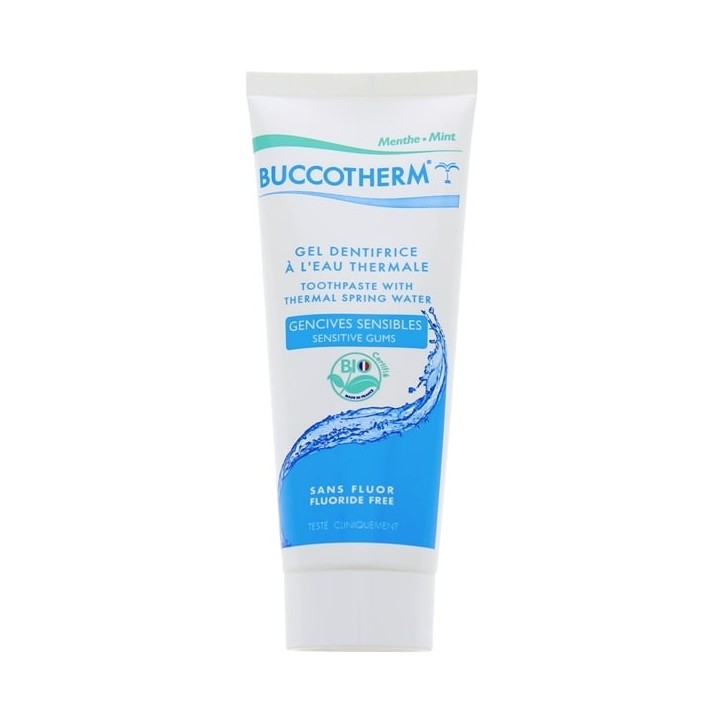 Gel Dentifrice à l'Eau Thermale Gencives Sensibles Sans Fluor 75ml Buccotherm - IllicoPharma