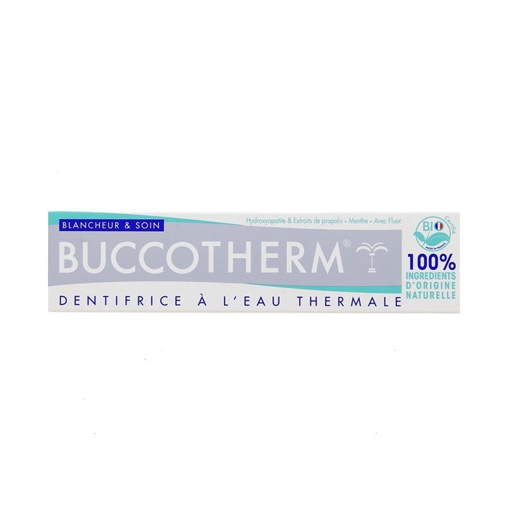 Dentifrice à l'Eau Thermale Blancheur & Soin 75ml Buccotherm - IllicoPharma