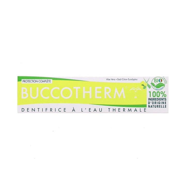Dentifrice à l'Eau Thermale Protection Complète Bio 75ml Buccotherm - IllicoPharma