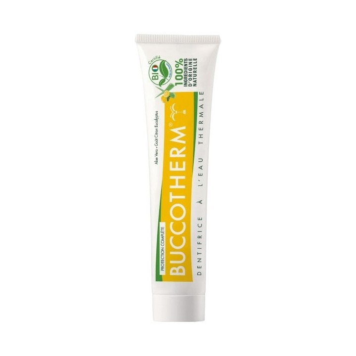 Dentifrice à l'Eau Thermale Protection Complète Bio 75ml Buccotherm - IllicoPharma