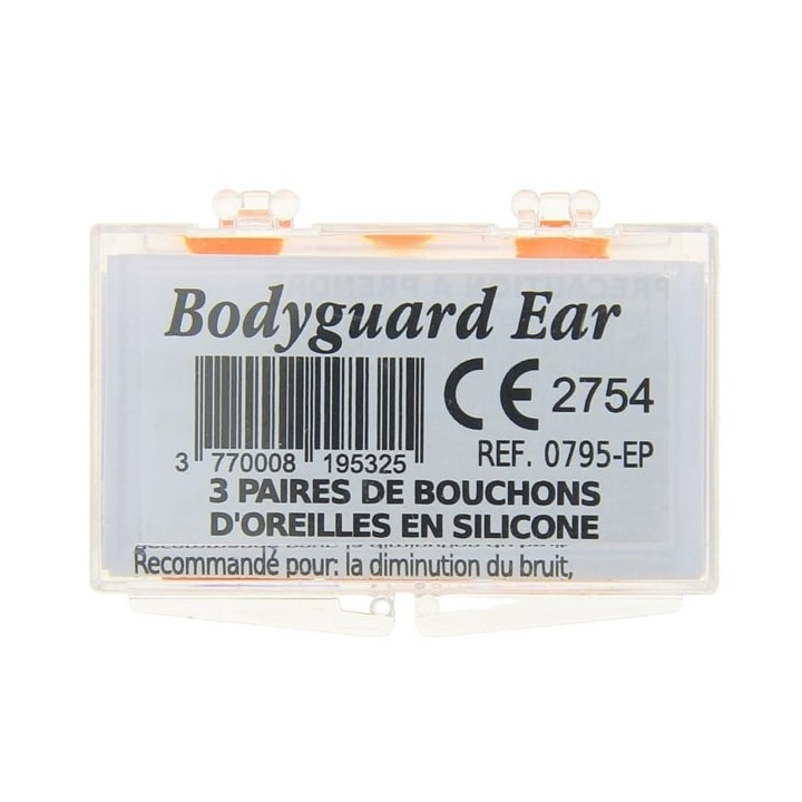 Bodyguard EAR bouchon d'oreilles - Protection auditive - IllicoPharma