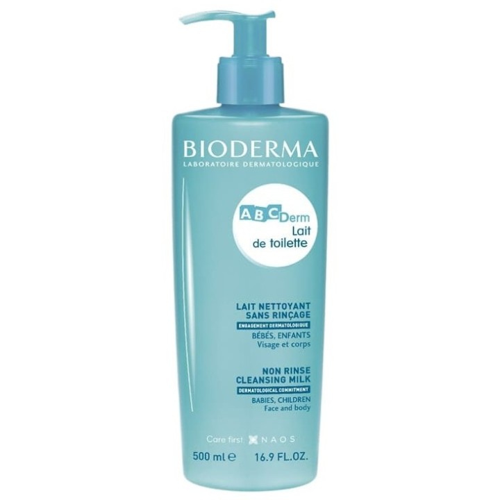 ABCDerm Lait de Toilette Sans Rinçage 500ml - Bioderma - IllicoPharma